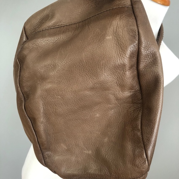 Frye Veronica Hobo leather shoulder bag, grey/brown - Picture 9 of 12